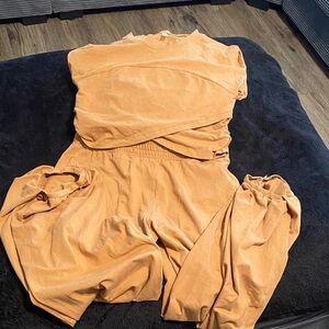 Cozy Orange Loungewear Set